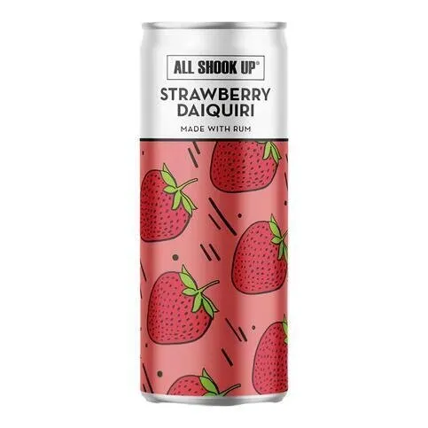 ALL SHOOK UP STRAWBERRY DAIQUIRI 3.4% PM£1.39 250ML