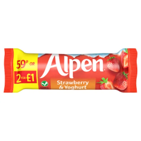 Alpen Strawberry & Yogurt Bar 29g