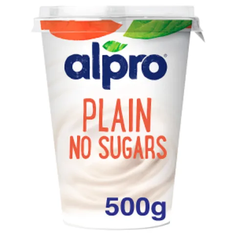 Alpro Plain No Sugars Yoghurt Alternative 500g