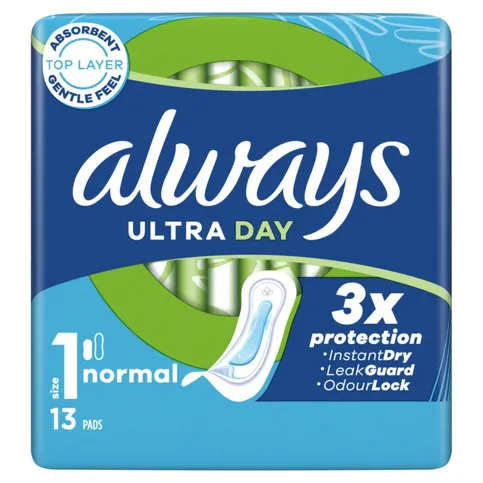 Always Ultra Day Pads Normal (s1) 13 pack