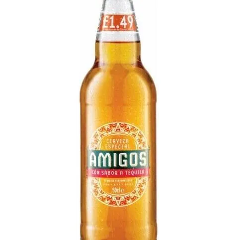 AMIGOS BEER 50CL 3.4% PM£1.49