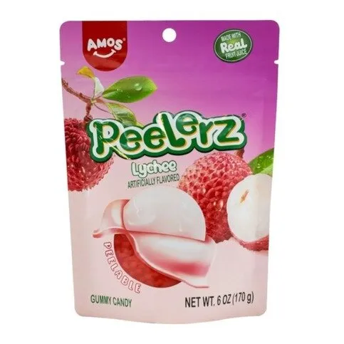 Amos Peelerz Gummy Lychee 170g