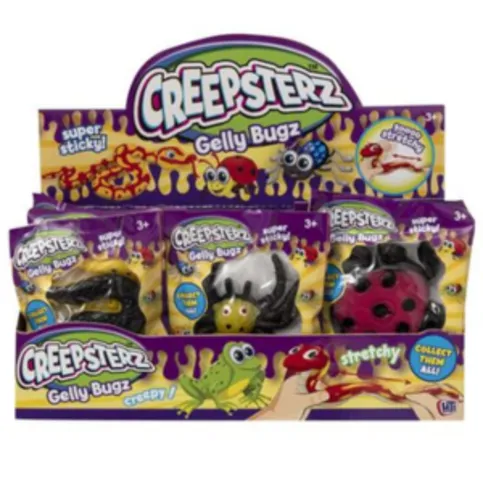 Creepsterz Gelly Bugz Squishy Gel Animal Toy (each)