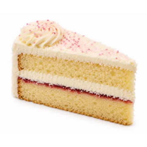 Angel Sparkle Cake Slice 