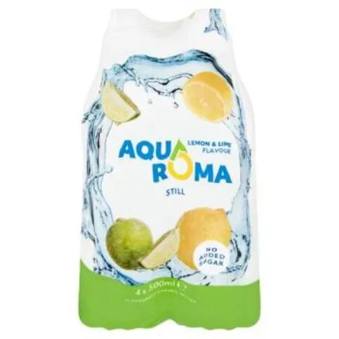 Aquaroma Lemon & Lime 4 Pack