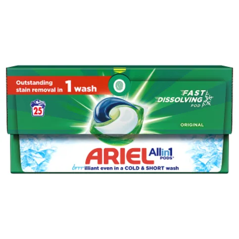 Ariel All-in-1 PODS®, Washing Liquid Capsules 25 Washes