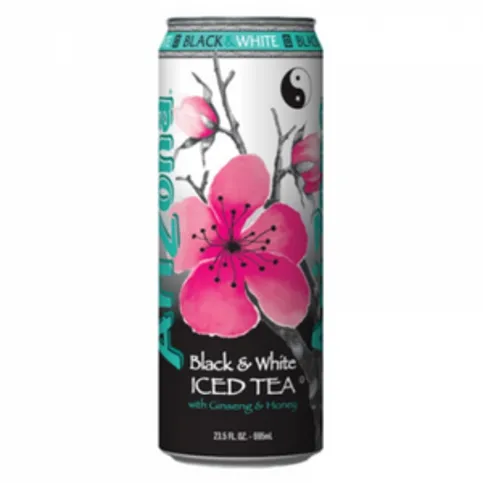 Black & White Iced Tea with Ginseng & Honey 680ml