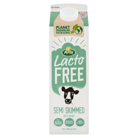Arla Lactofree Semi Skimmed Fresh Milk 1L