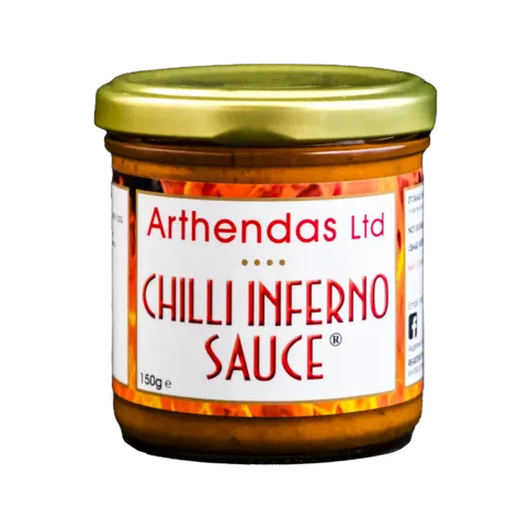 ARTHENDAS CHILLI INFERNO SAUCE 150G