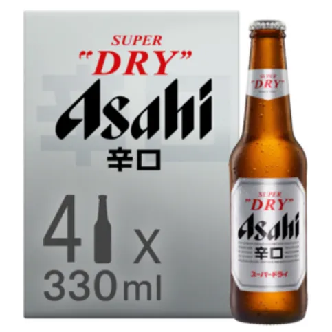 Asahi Super Dry 4 x 330ml