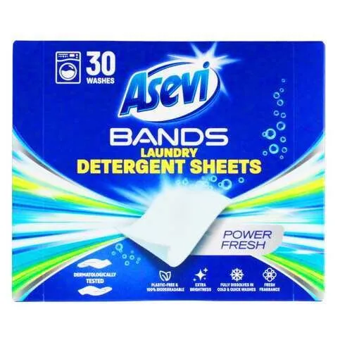 ASEVI BANDS POWER FRESH BLUE 30'S