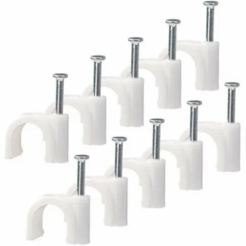 Assorted Cable Clips 100 Pack