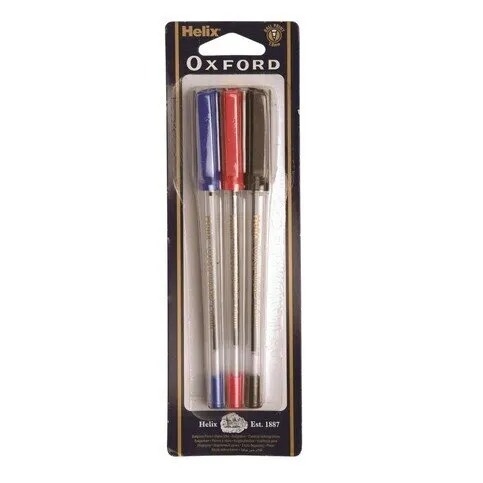Assorted Ball Point Pens 3 Pack
