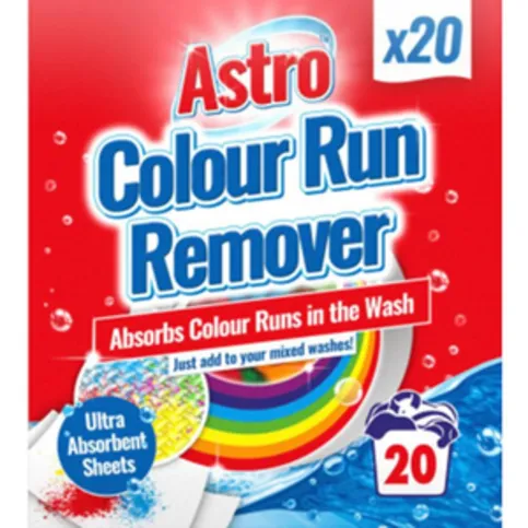 Astro Colour Run Remover Sheets 20 Pack