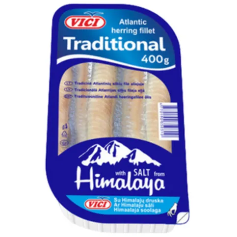 Vici Traditional Atlantic Herring Fillet In Oil 400g