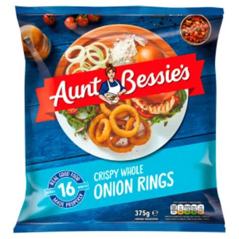 Aunt Bessie's Crispy Whole Onion Rings 375g
