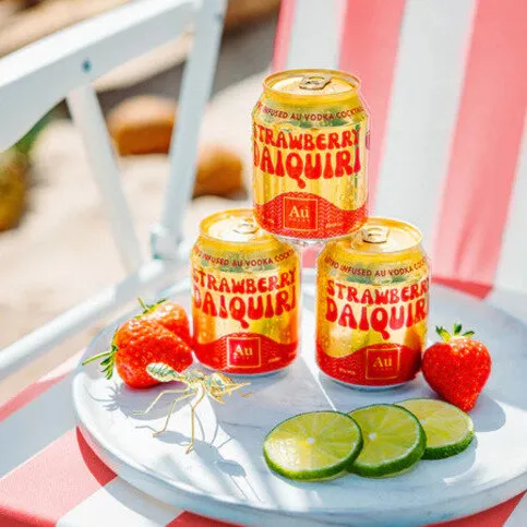 Au Vodka Strawberry Daiquiri 200ml