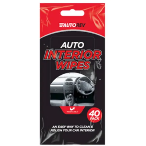Autorev Auto Interior Wipes 40 Pack