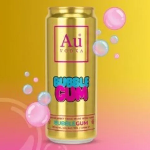 AU VODKA BUBBLEGUM 330ML