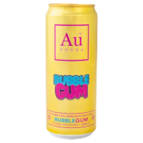 AU VODKA BUBBLEGUM CAN 5% 330ML