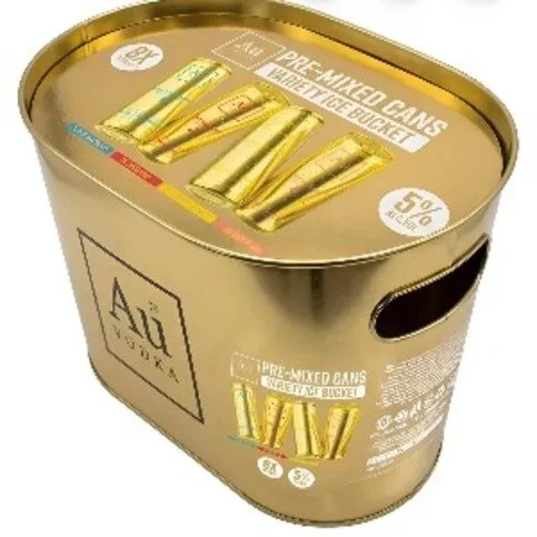 Au Vodka Ice Bucket Variety 8Pk