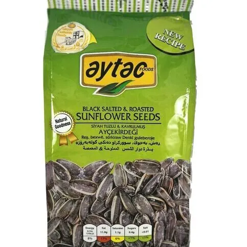 Aytac Sunflower Seeds Black, Salted & Roasted 70g