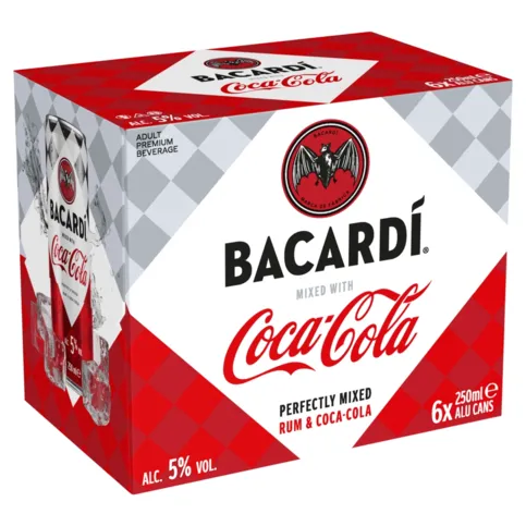 Bacardi Mixed With Coke 6pk