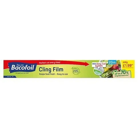 BACOFOIL CLING FILM PM£1.99 20MTR