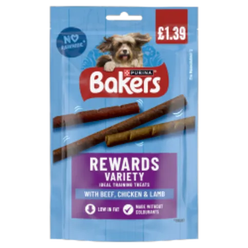 BAKERS REWARDS TREAT PM£1.39 100G
