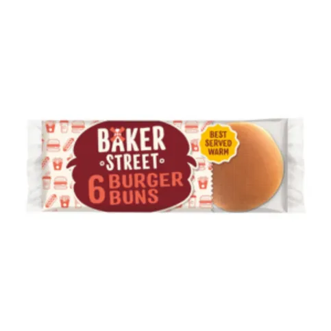 Baker Street Burger Buns 6 Pack