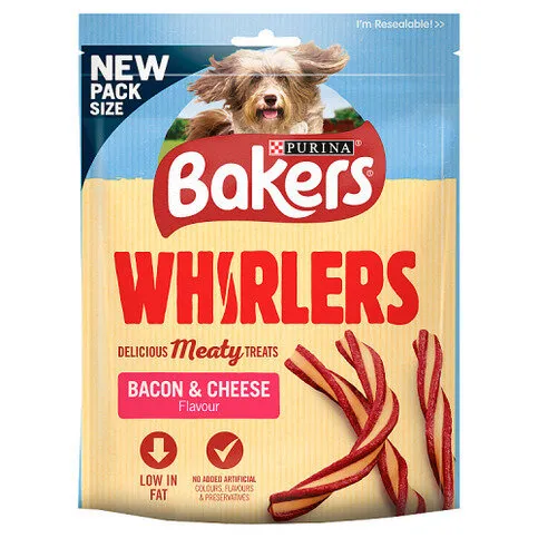 Bakers Whirlers Bacon & Cheese Flavour 130g