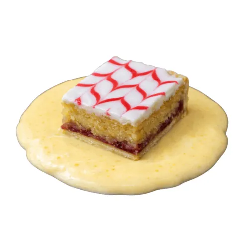 Bakewell Slice & Warm Custard