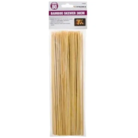 Bamboo Skewer 30cm 80 Pack
