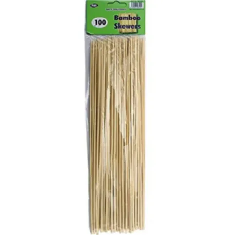 Bamboo Skewers 20cm 100 Pack