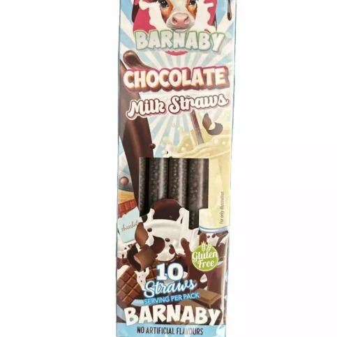 Barnaby Chocolate Milk Straws 10 Pack