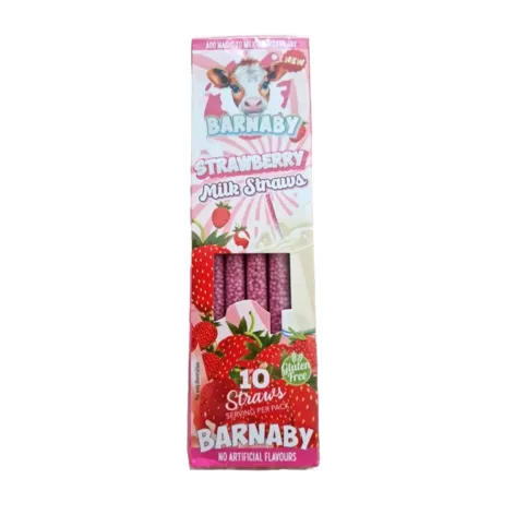 Barnaby Strawberry Milk Straws