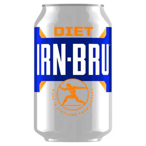 Barr Irn Bru Diet Can 85p 330ml