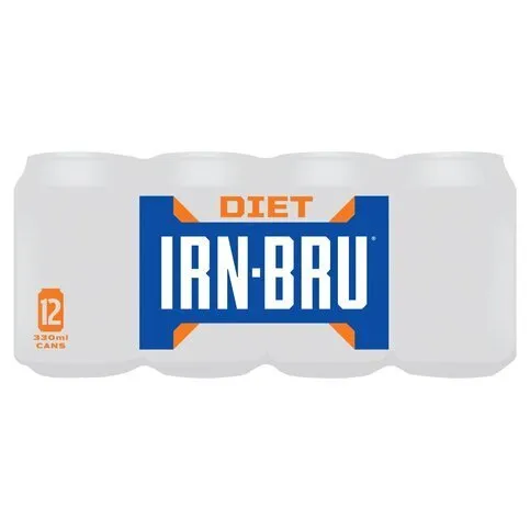 Barr Irn Bru Sugar Free 12pk 330ml