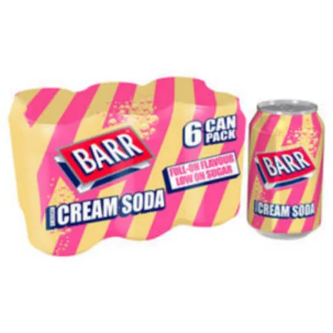 Barrs American Cream Soda 6 x 330ml