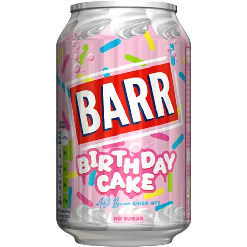 Barrs Birthday Cake 330ml