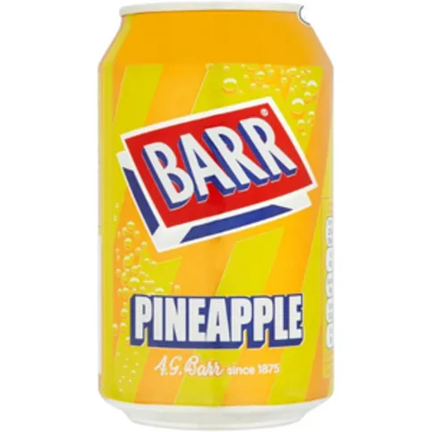 Barrs Pineapple Can 330ml