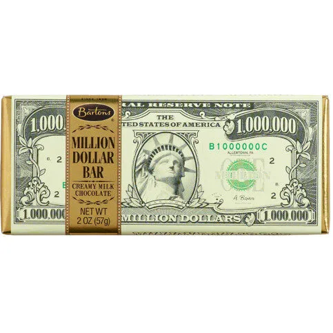 Bartons Milk Chocolate Million Dollar Bar 57g