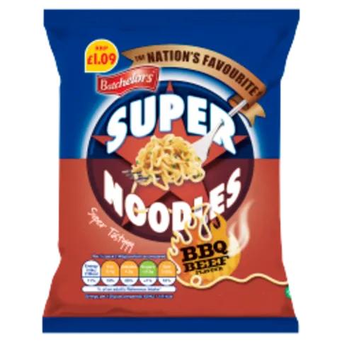 BATCHELOR SUPER NOODLE BBQ PM£1.09 90G