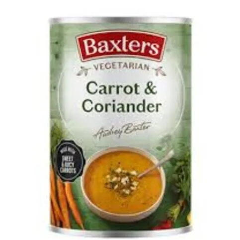 Baxters carrots and coriander soup 400g