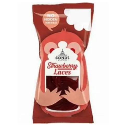 Bonds Strawberry Laces 40g