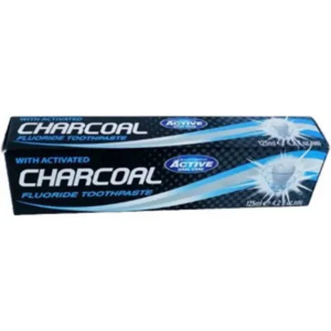 Beauty Formulas Activated Charcoal Fluoride Toothpaste 125ml
