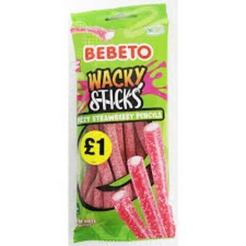Bebeto Fizzy Strawberry Pencils