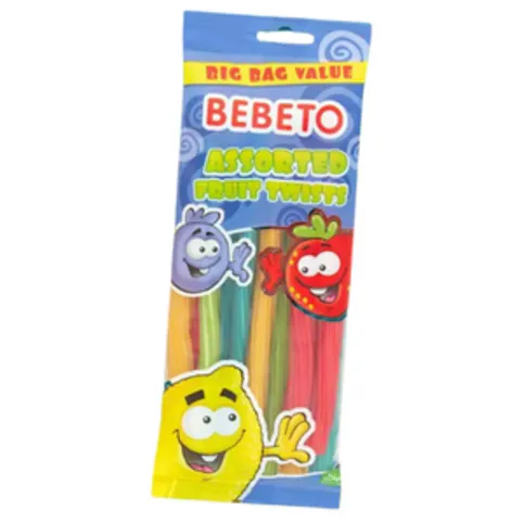 Bebeto Twisted Fruity Pencils 160g