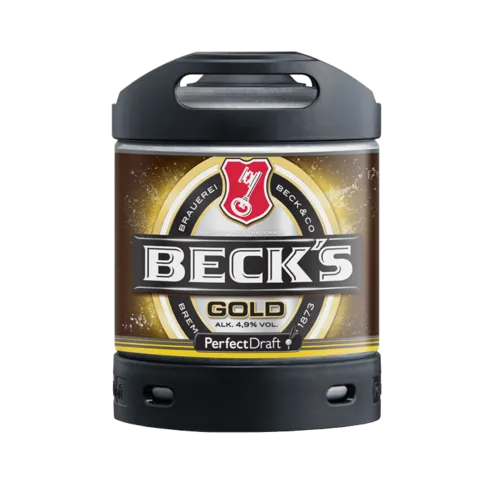 Beck's Gold Perfect Draught Keg 6L