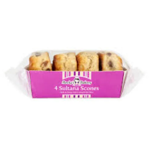 Beckys Bakery Sultana Scones 4-Pack